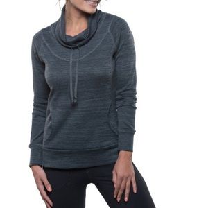 Kühl Lea Pullover carbon gray pocket thumb loops #gorpcore Women's size small